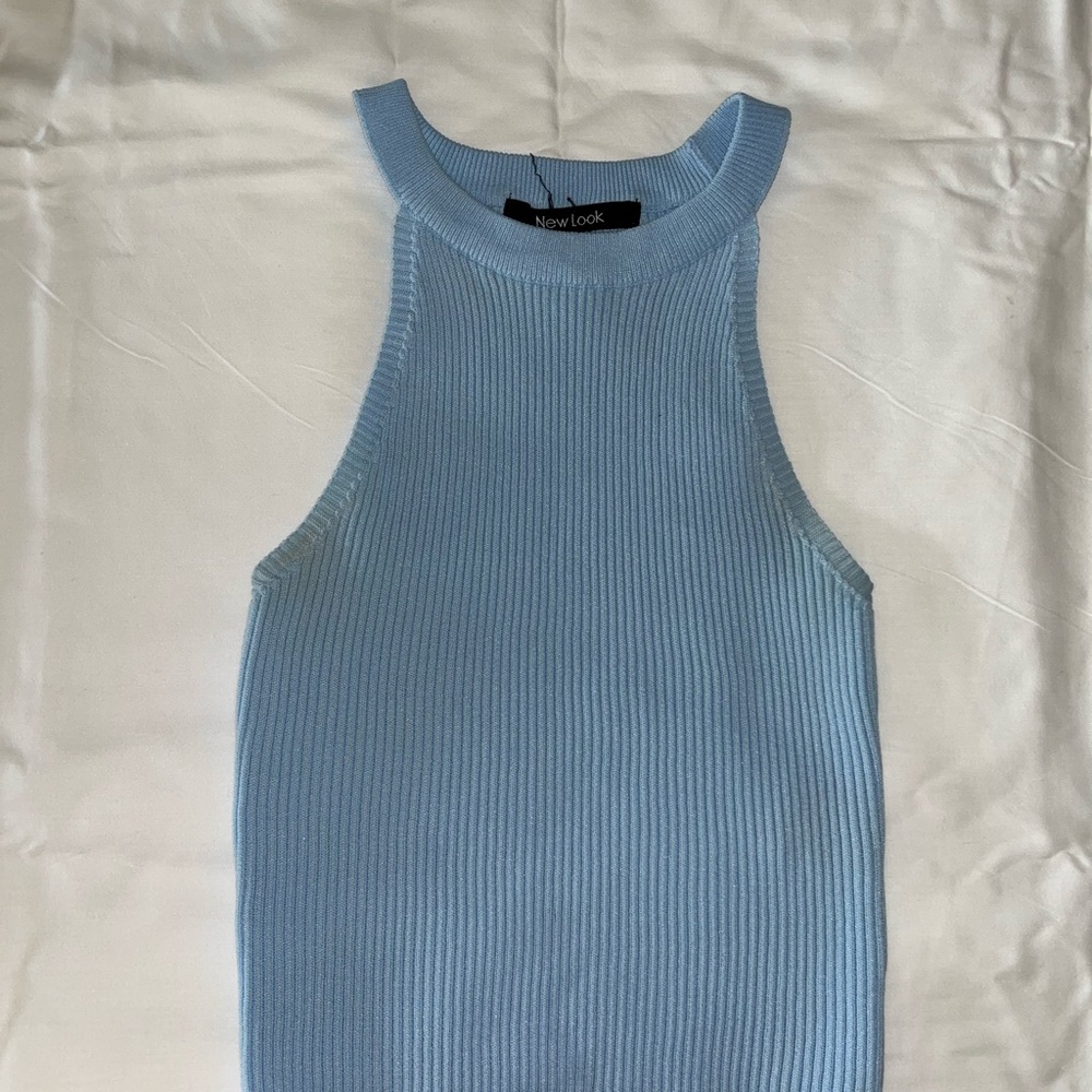 New Look Sky Blue Sleeveless Top